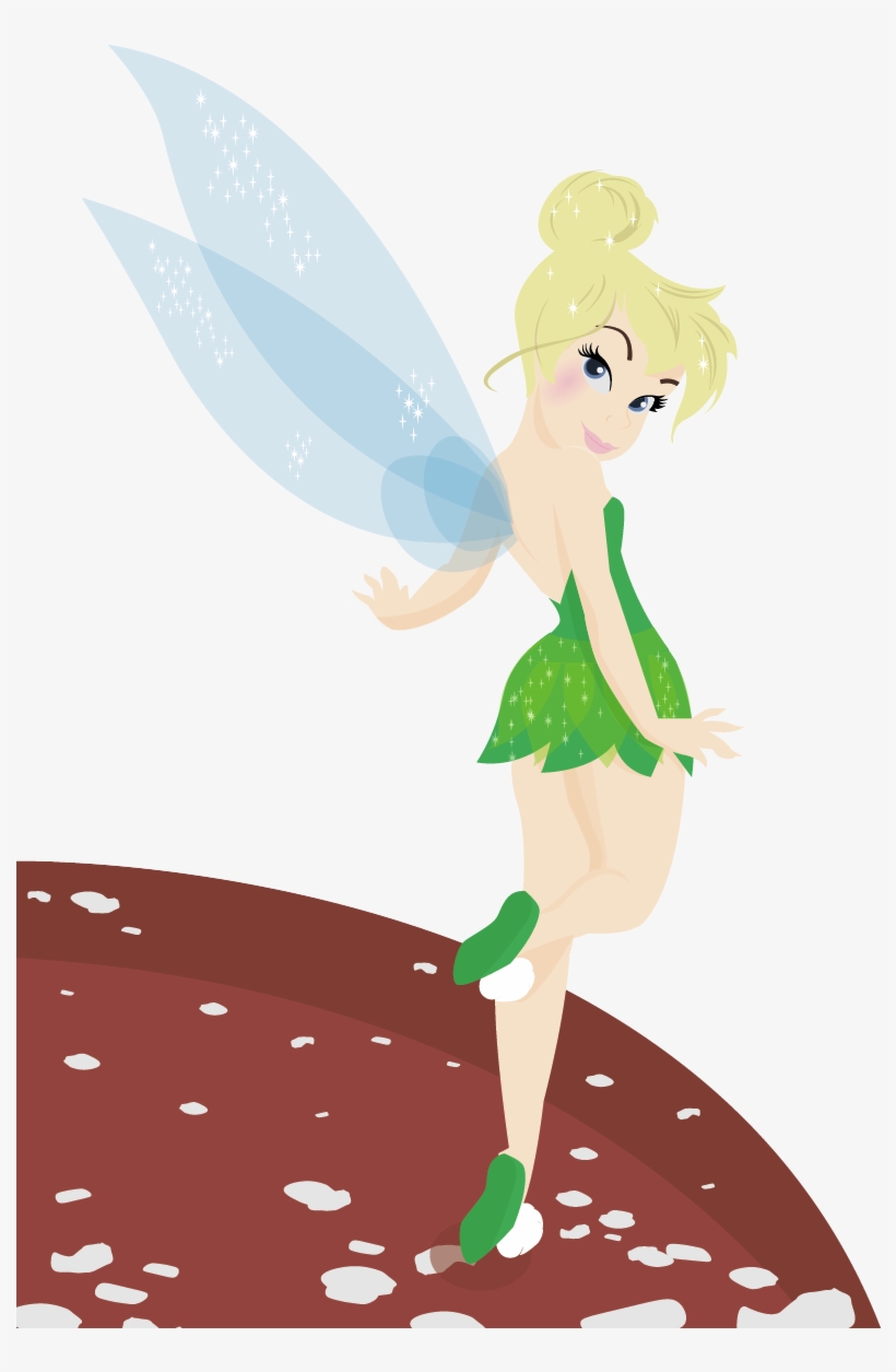 Tinker Bell - Disney Fairies - Illustration, transparent png download