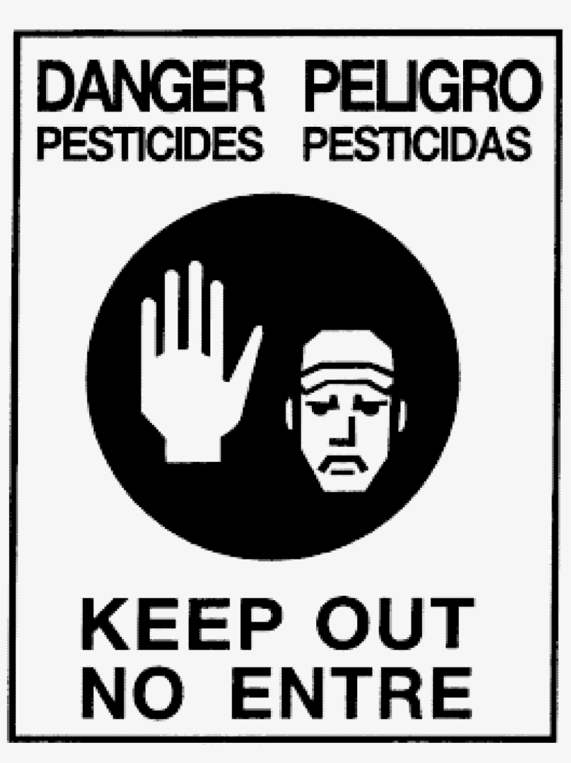 Federal Register - Dpsa1rc National Marker Danger Sign -pesticide Peligro, transparent png download