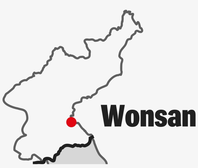 I Den Stora Hamnstaden Wonsan Längst Söderut Utmed - Illustration, transparent png download