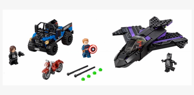 Lego 76047 Black Panther Pursuit - Lego Civil War Black Panther Pursuit, transparent png download