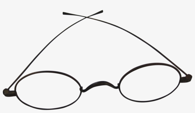 Civil War Era Wire Frame Eye Glasses - Philadelphia, transparent png download