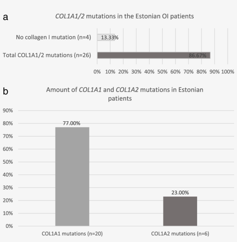 Diagram Of Collagen Type I Mutation Distribution Estonian - Fig.1, transparent png download