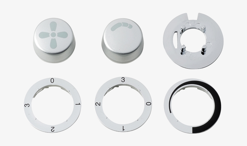 Knob Kit, 1 Gang, Top Hat - Fan, transparent png download