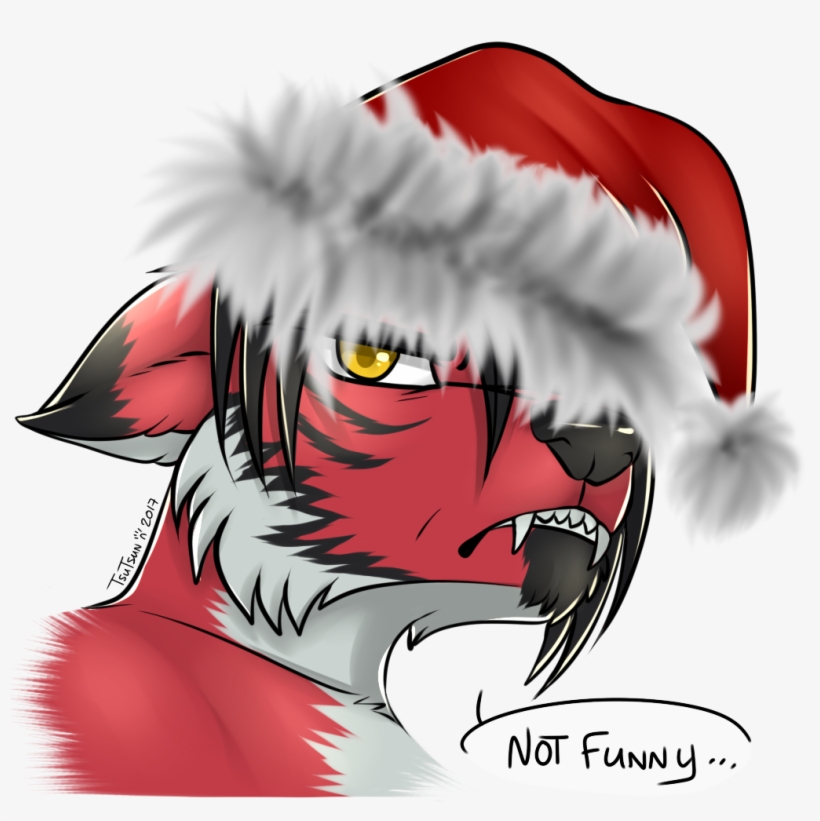 December Head Xmas - Illustration, transparent png download