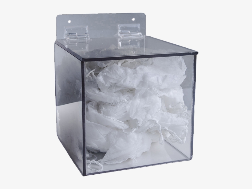 Brady Ppe Cube Dispenser - Zing Eco Beard/hair Net Dispenser, Clear Recycled Plastic, transparent png download