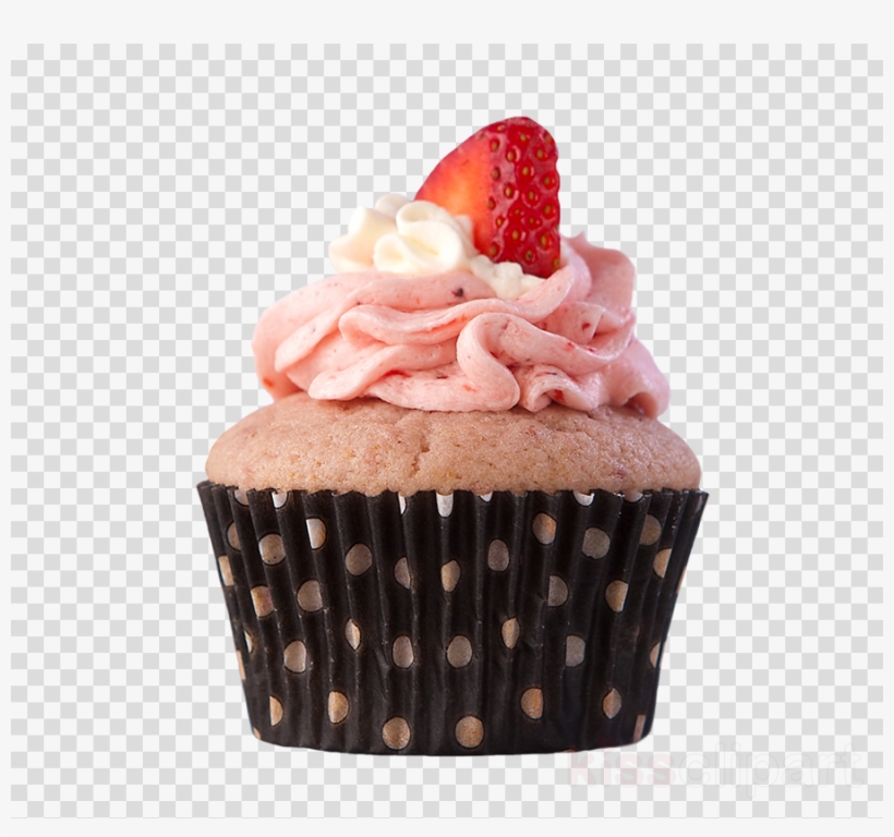 Strawberry Cupcake Png Clipart Cupcake American Muffins - Bakers Pantry Cupcake And Muffin Containers, Individual, transparent png download