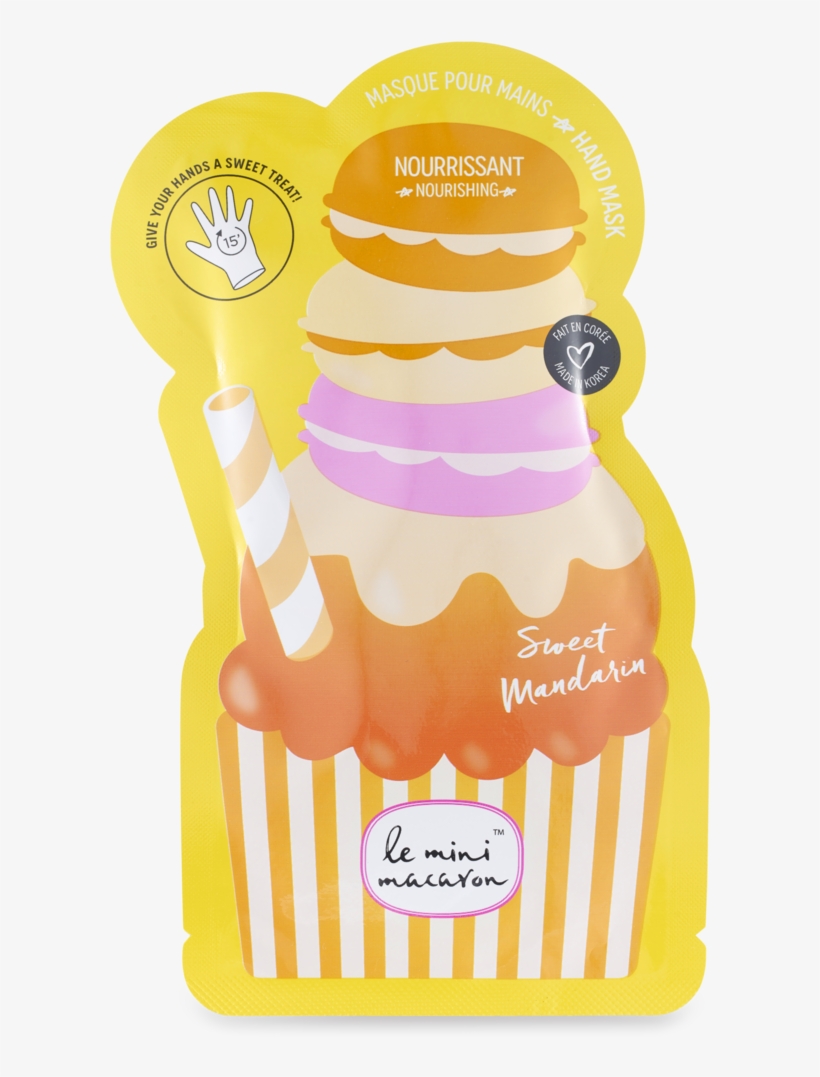 Hand Mask - Le Mini Macaron Sweet Mandarin Hand Mask, transparent png download
