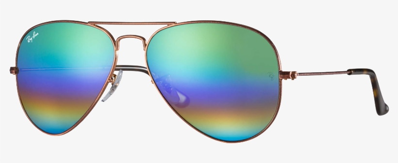 Ray Ban Aviator Mineral Flash Lenses Large Bronze Green - Oculos Ray Ban Rb 3029, transparent png download
