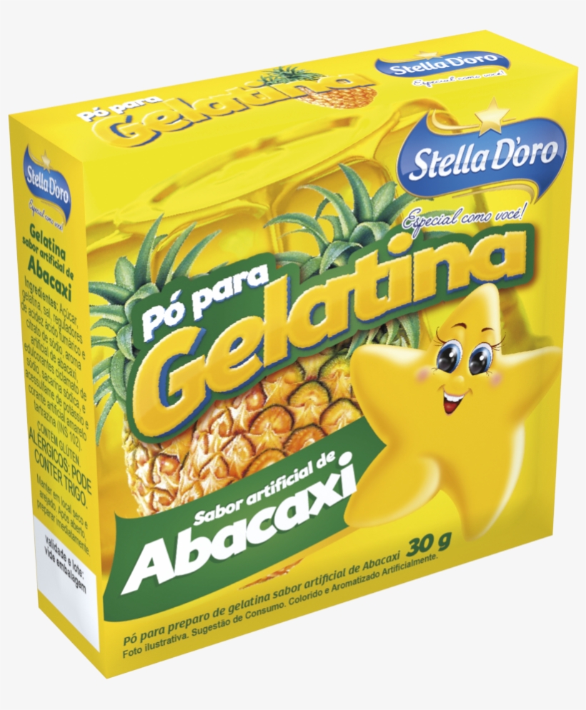 Gelatina Em Pó Abacaxi - Pineapple, transparent png download