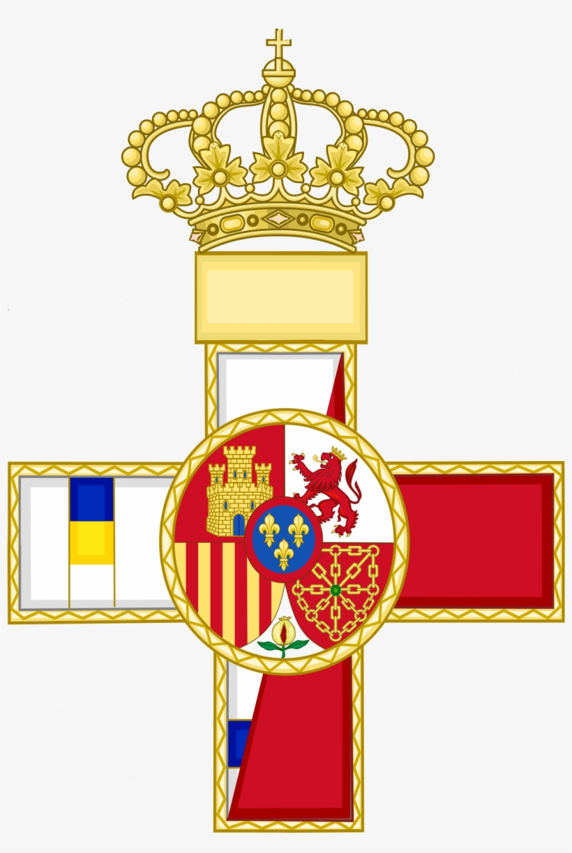 Cross Of The Military Merit With Blue Decoration Spain, transparent png download