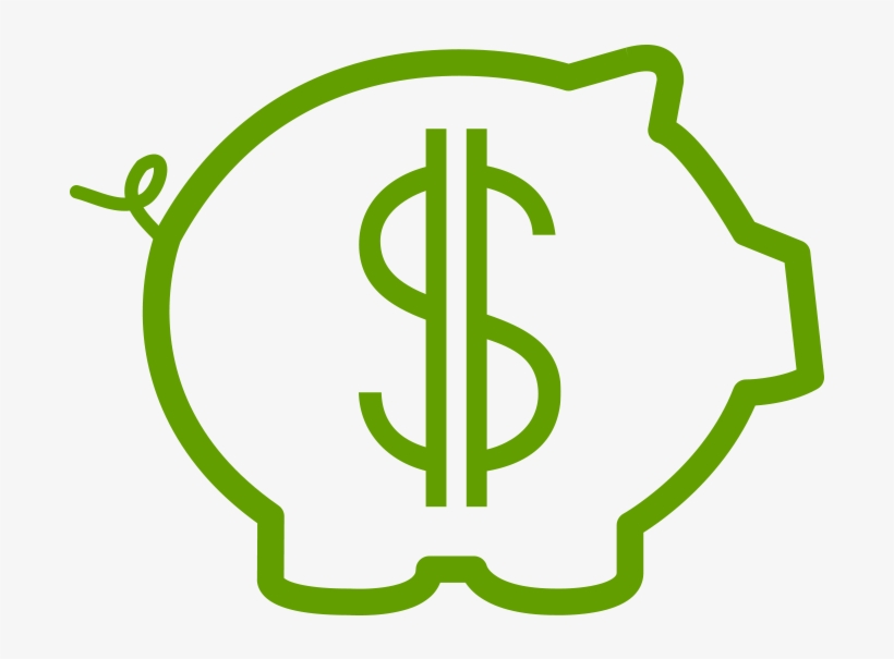 Icon Of A Piggybank Indicating That There Are Several - Green Piggy Bank Icon, transparent png download