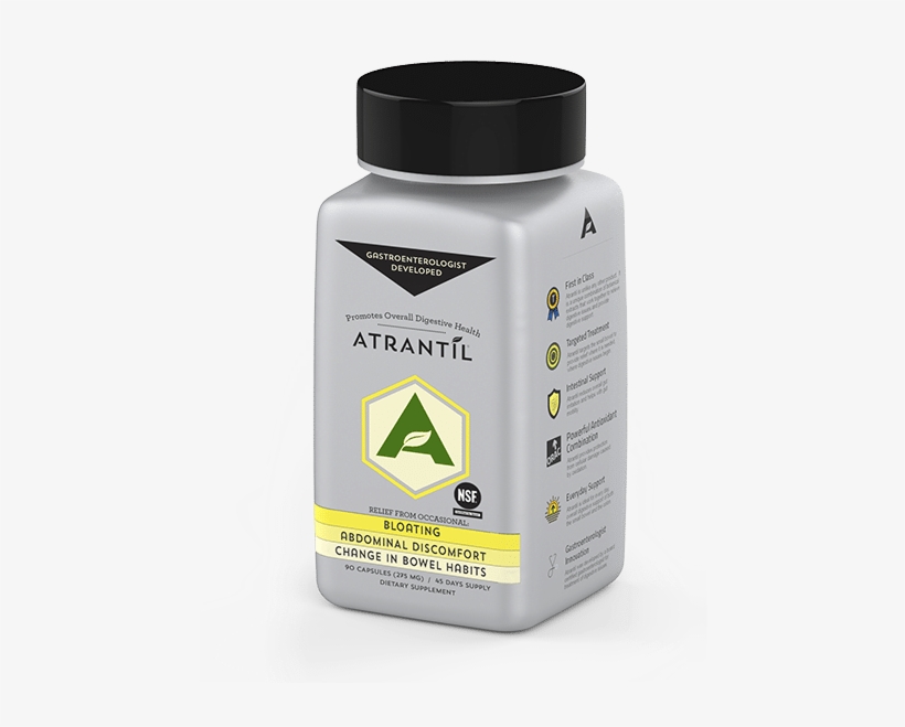 Antratil - Atrantil 90 Clear Caps: Bloating, Abdominal Discomfort,, transparent png download