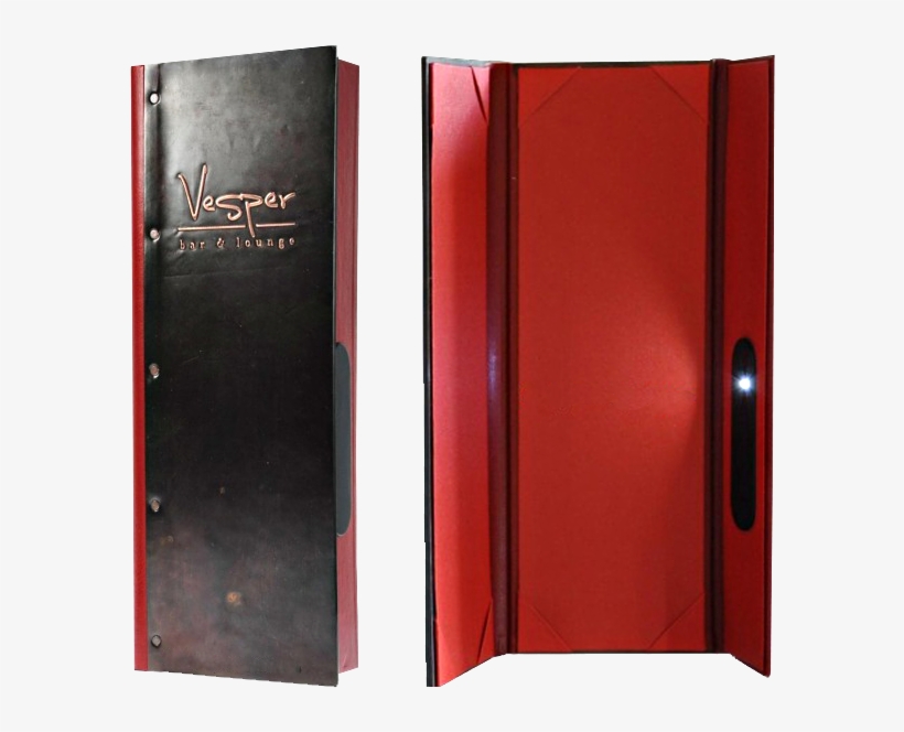 Menu Covers, Vesper Lounge, Lighted Menu Covers With - Lounge Menu Cover, transparent png download