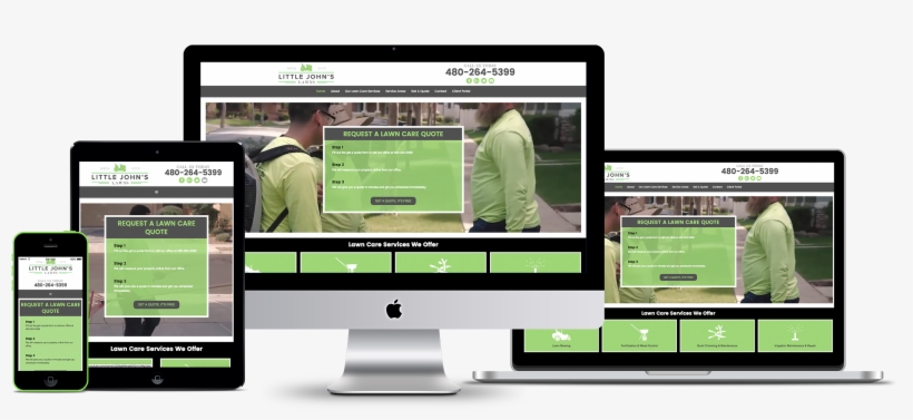 Getting His Internet Marketing Right - Mockup Webdesign Responsive, transparent png download