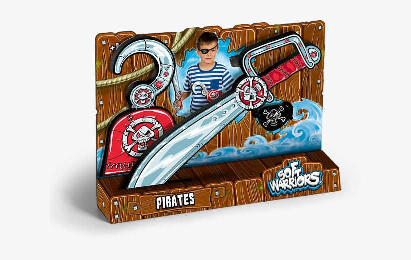 Pack Pirate Sword, Hook & Patch - Ozwest, Inc Pirate Sword And Hook Pack, Gray, transparent png download