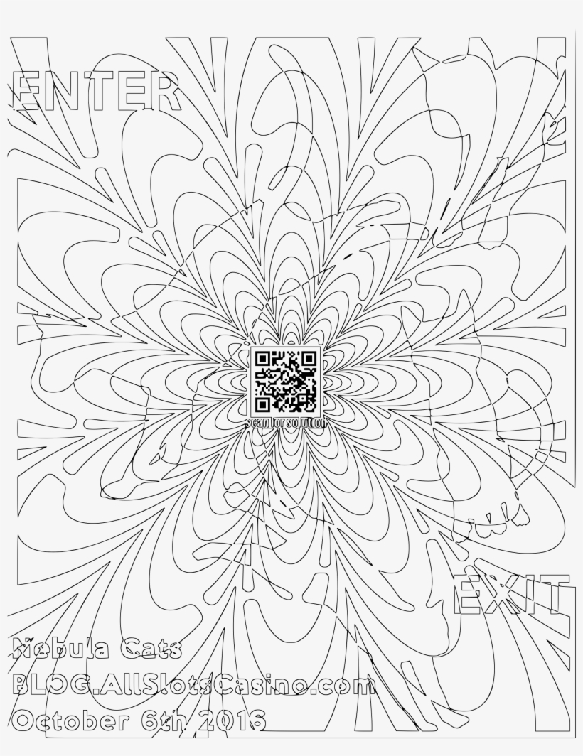 This Free Icons Png Design Of Space Nebula Cat Maze, transparent png download