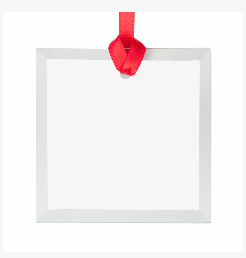 Glass Square Photo Ornament Glass Square Photo Ornament - Glass Square Photo Ornament, transparent png download