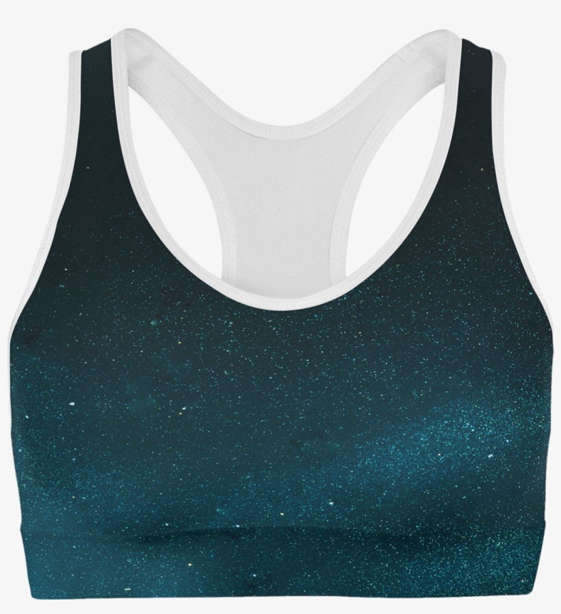 Night Stars Sports Bra, transparent png download