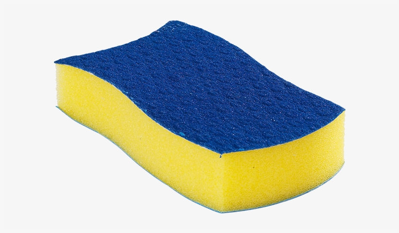 Blue And Yellow Sponge, transparent png download