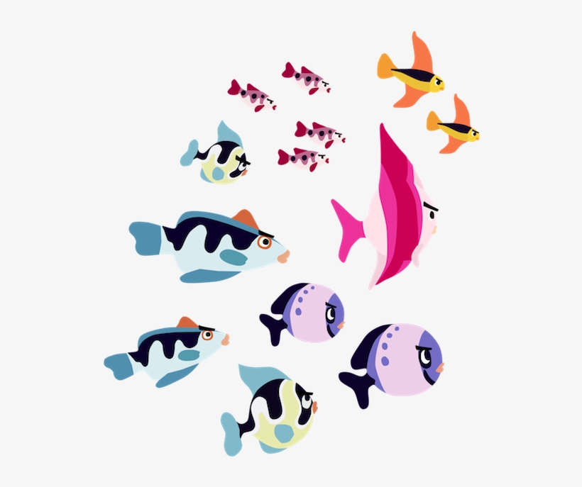 School Of Fish At Getdrawings Com Free - School Of Fish Png, transparent png download