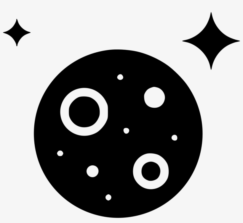 Full Moon Stars Night Comments - Portable Network Graphics, transparent png download