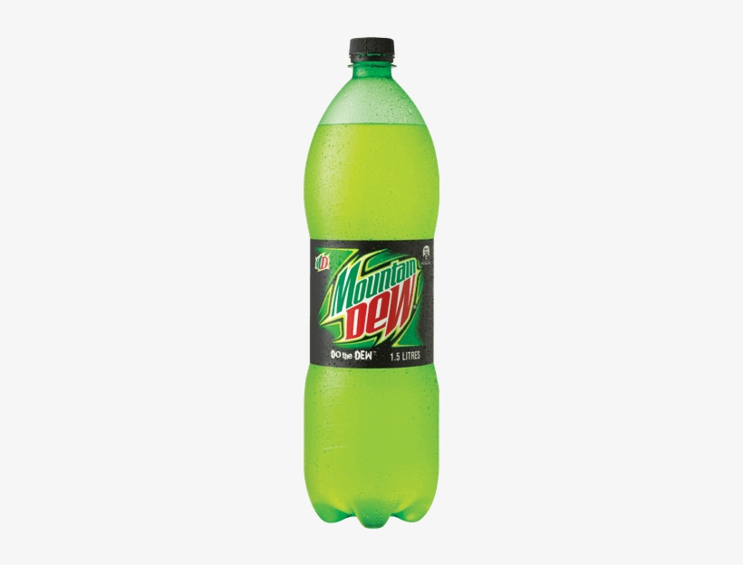 Menu Mountain Dew - Mountain Dew 1.5 Liter, transparent png download