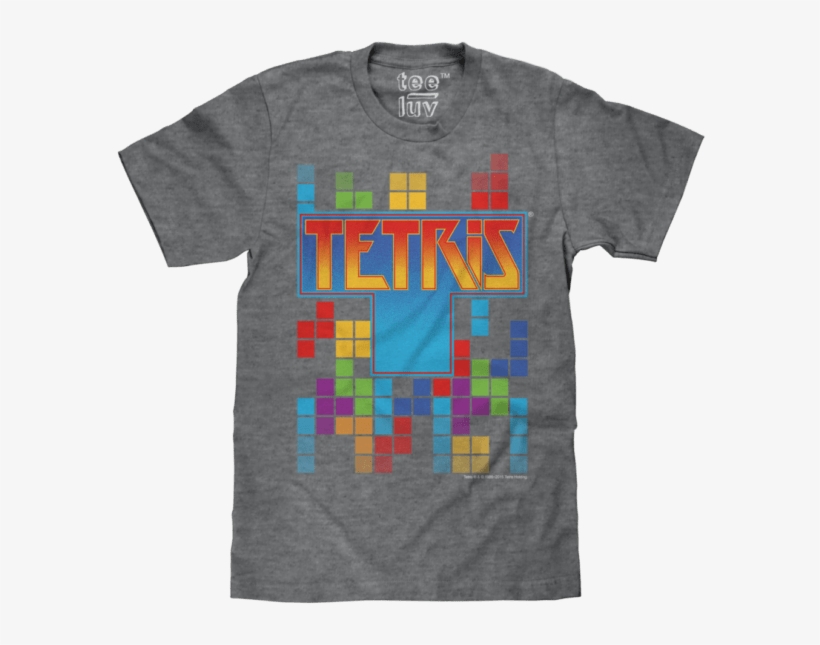 All Items Are Licensed Garments, From T-shirts, Tank - Tetris Tshirt, transparent png download