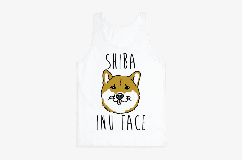 Shiba Inu Face Tank Top - Sci Fi Shibe, transparent png download