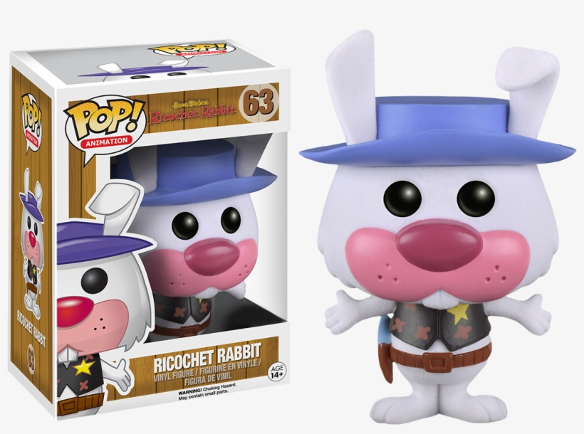 Ricochet Rabbit Flocked Pop Vinyl Figure - Hanna Barbera Pop Figure, transparent png download