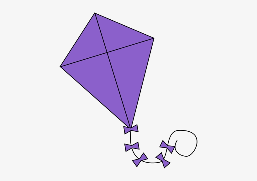 The Story Of A Bright Blue Nilesh - Purple Kite Clipart, transparent png download