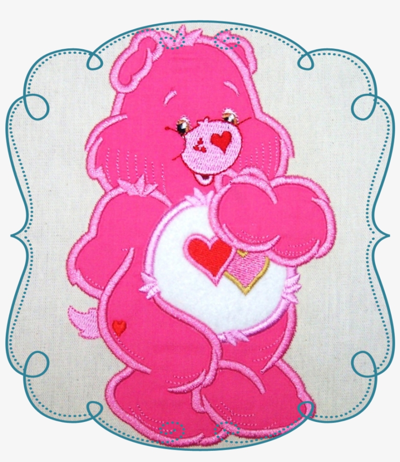 Care Bears Applique Machine Embroidery Design Pattern-instant - Embroidery, transparent png download