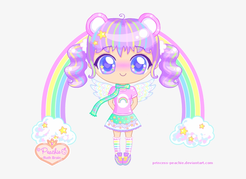Care Bears Girl By Princess-peachie On Deviantart - Art, transparent png download