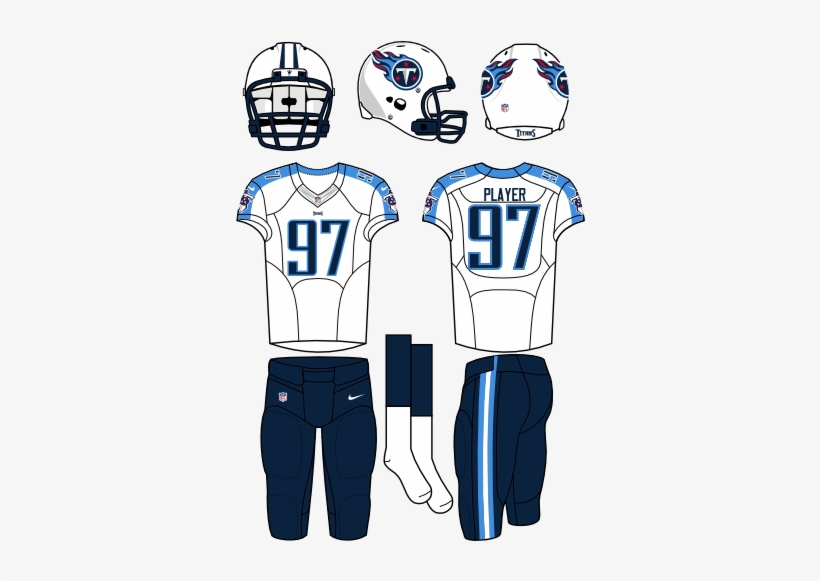 Tennessee Titans - New Nfl Uniforms 2010, transparent png download