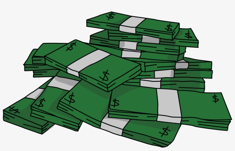 Clipart Download Collection Transparent High Quality - Stacks Of Money Clipart, transparent png download