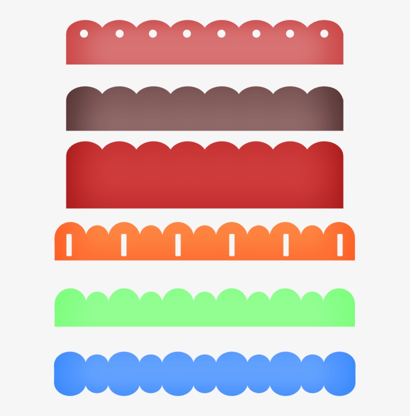 Scalloped Borders, transparent png download