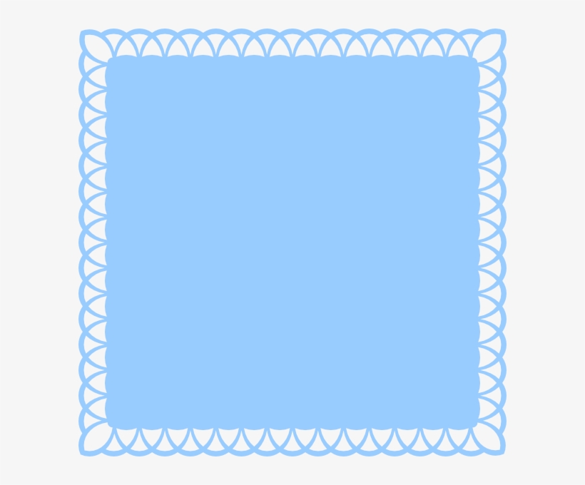 Jpg Black And White Library Border Images By Heather - Scalloped Square Png, transparent png download
