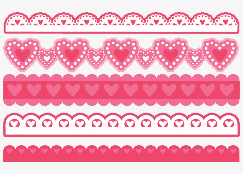 Valentine Borders Svg Bundle For Scrapbooking Cardmaking - Scrapbooking, transparent png download