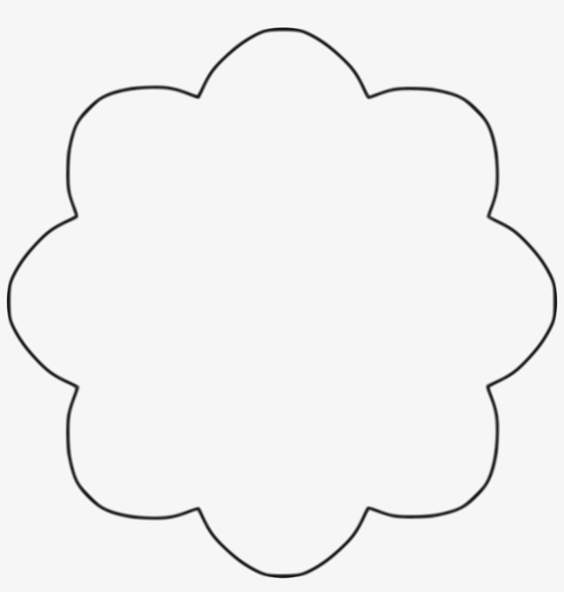 This Free Icons Png Design Of Flower 8 Scallop Circle, transparent png download