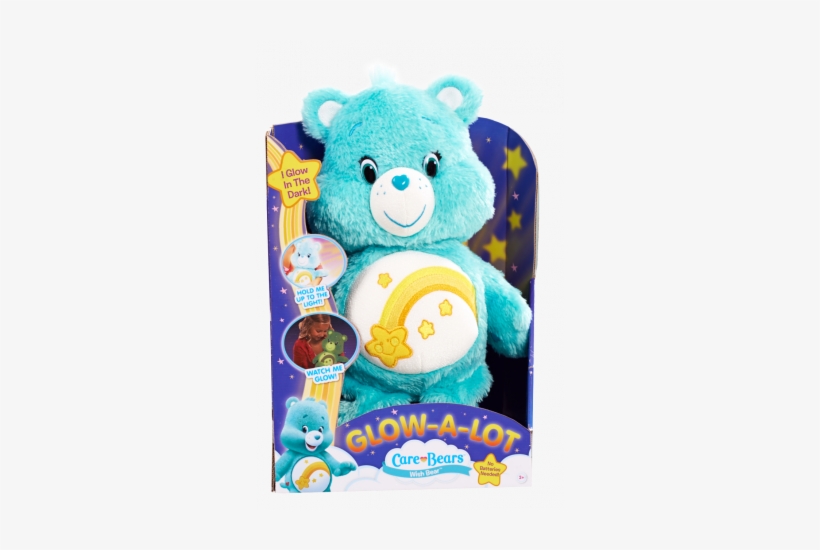 Care Bears Glow A Lot Plush - Care Bear Glow-a-lot Plush - Wish, transparent png download