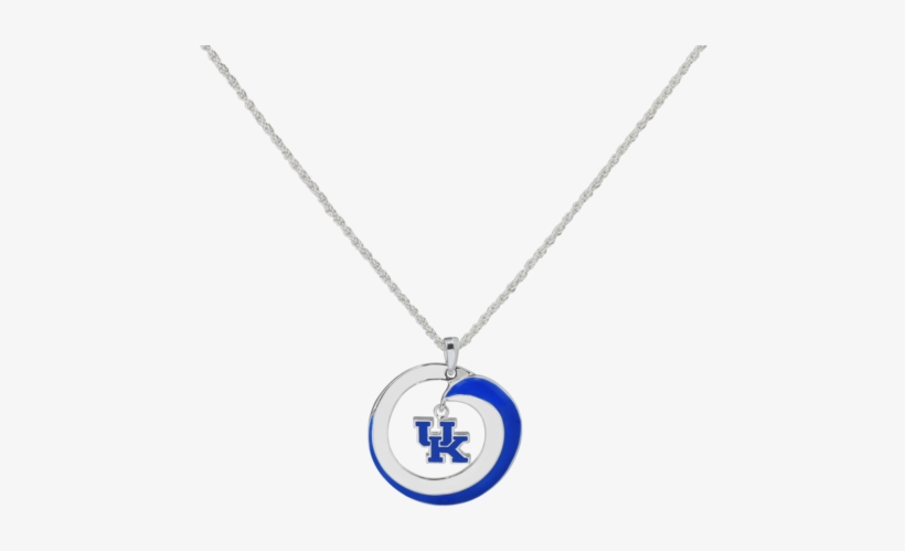 University Of Kentucky Swirl Logo Necklace - Locket, transparent png download