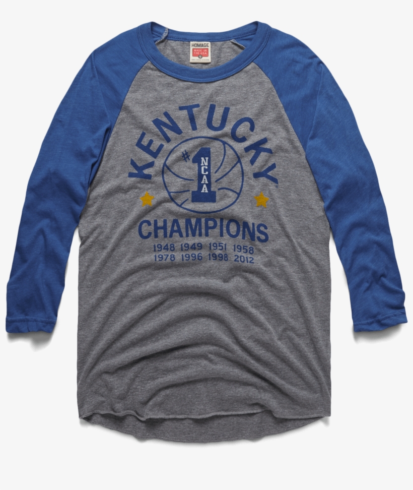 Kentucky Basketball Champions Raglan - Raglan Sleeve, transparent png download