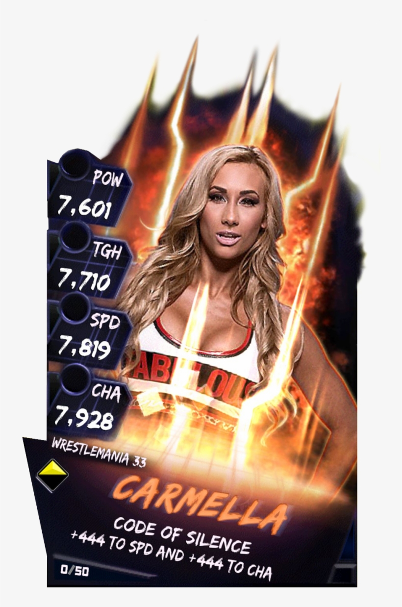 Carmella S3 14 Wrestlemania33 Fusion - Wwe Supercard Fusion Wrestlemania 33, transparent png download