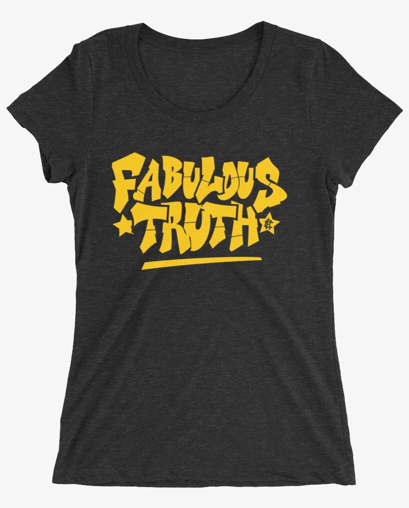 R-truth & Carmella Mmc "fabulous Truth" Women's - Oregon Watercolor Flower Home State Tee Womens Short, transparent png download