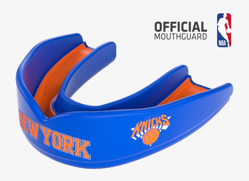 New York Knicks Nba Basketball Mouthguard - Golden State Warriors Mouthpiece, transparent png download
