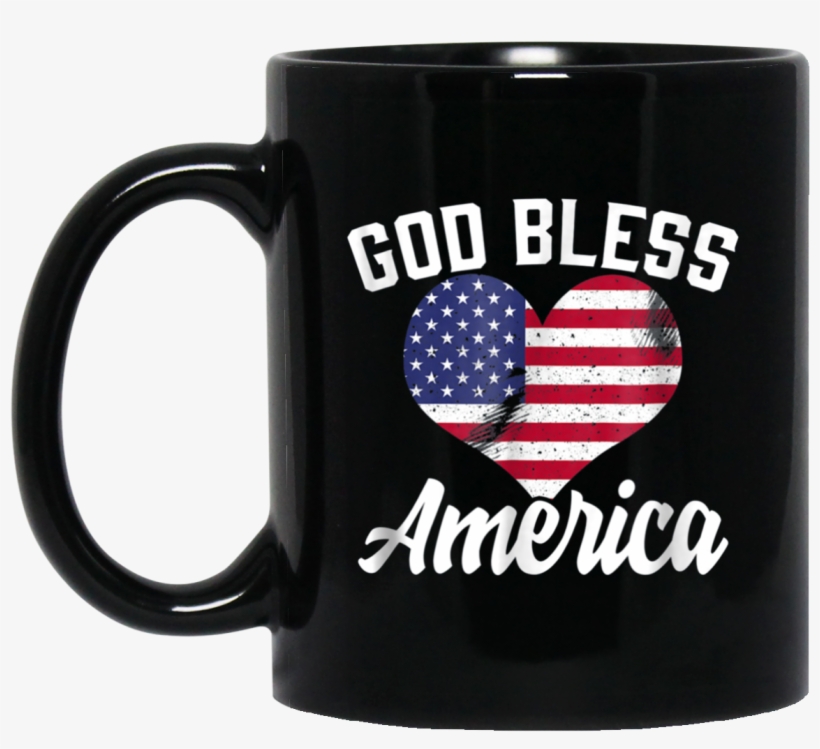 God Bless America Vintage Distressed Flag Heart Women - Best Freakin Aunt And Godmother Ever, transparent png download