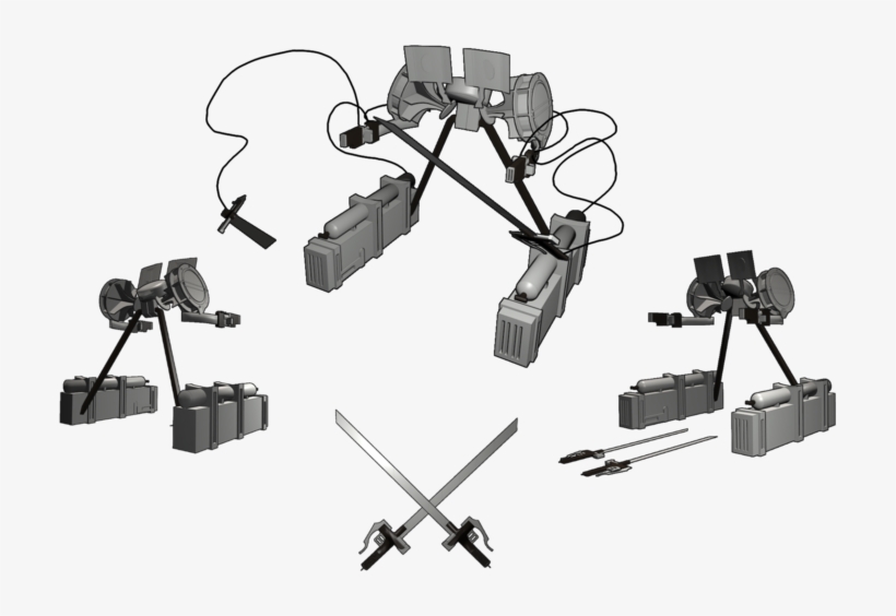 320 × 225 Pixels - New 3d Maneuver Gear, transparent png download