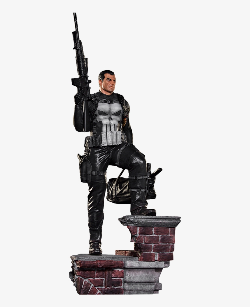 Marvel Statue The Punisher - Punisher 1 10 Iron Studios, transparent png download