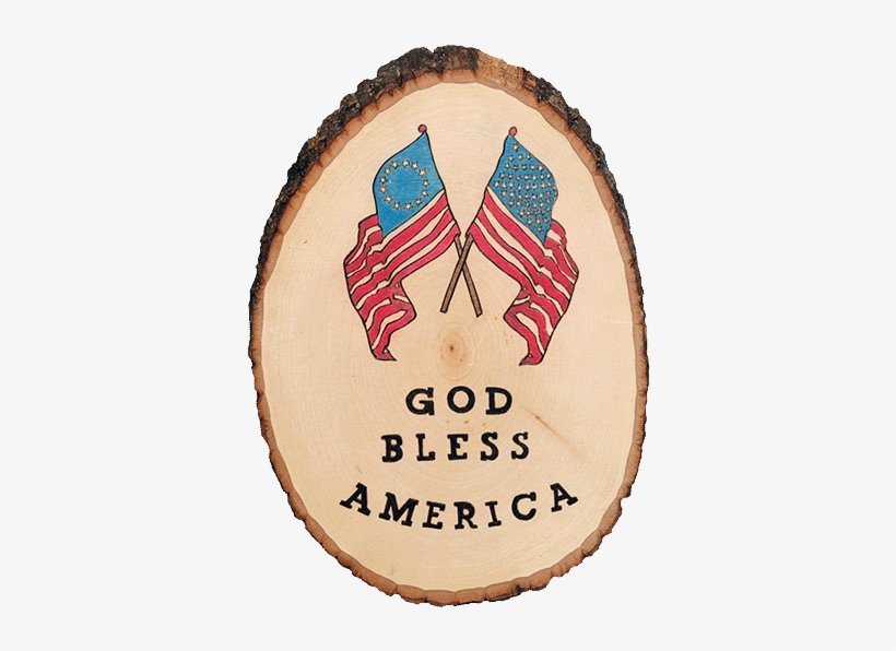 God Bless America - Pyrography, transparent png download