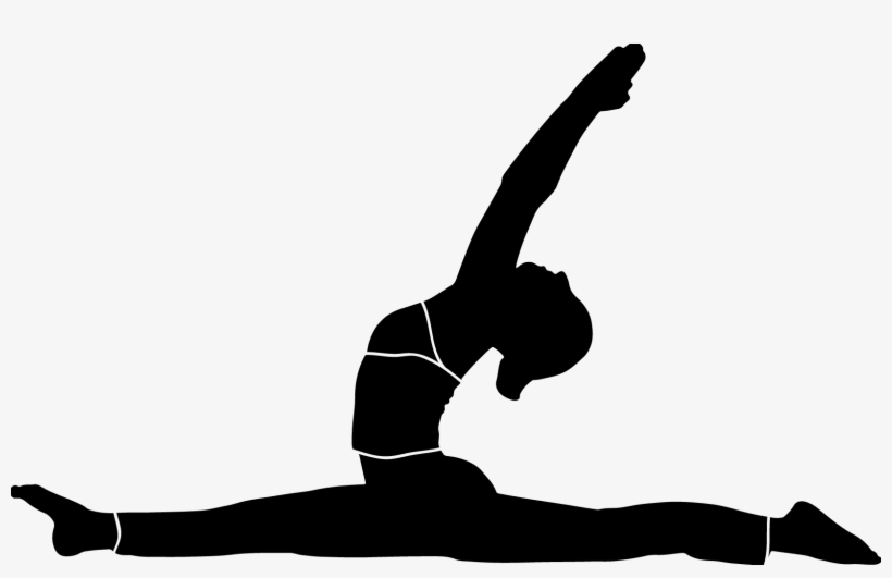 Yoga Shapes Silhouette Vector - Vector Yoga, transparent png download