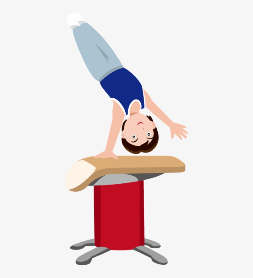 Gymnastics Clipart Halloween Free On Dumielauxepices - Gymnastics Clipart Vault, transparent png download